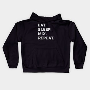 Eat sleep remix repeat 2 Kids Hoodie